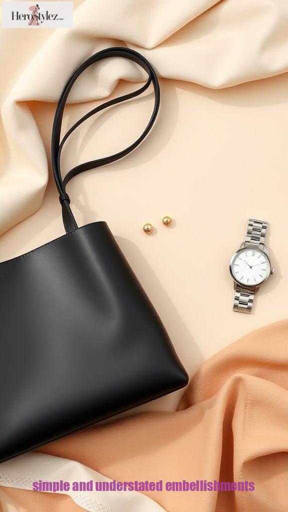 simple and understated embellishments