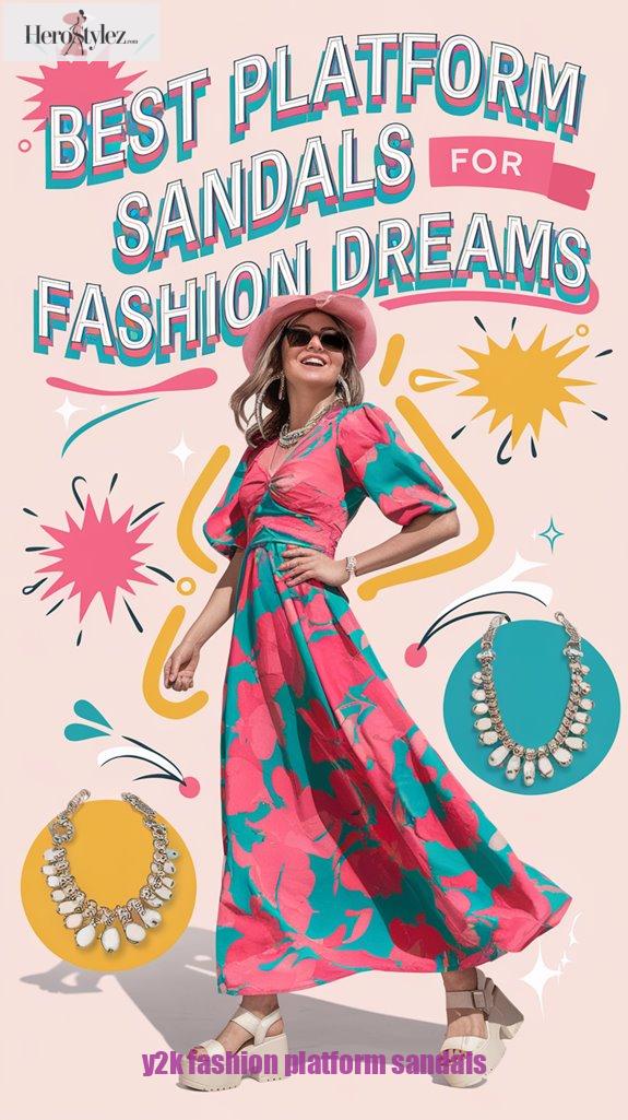 y2k fashion platform sandals