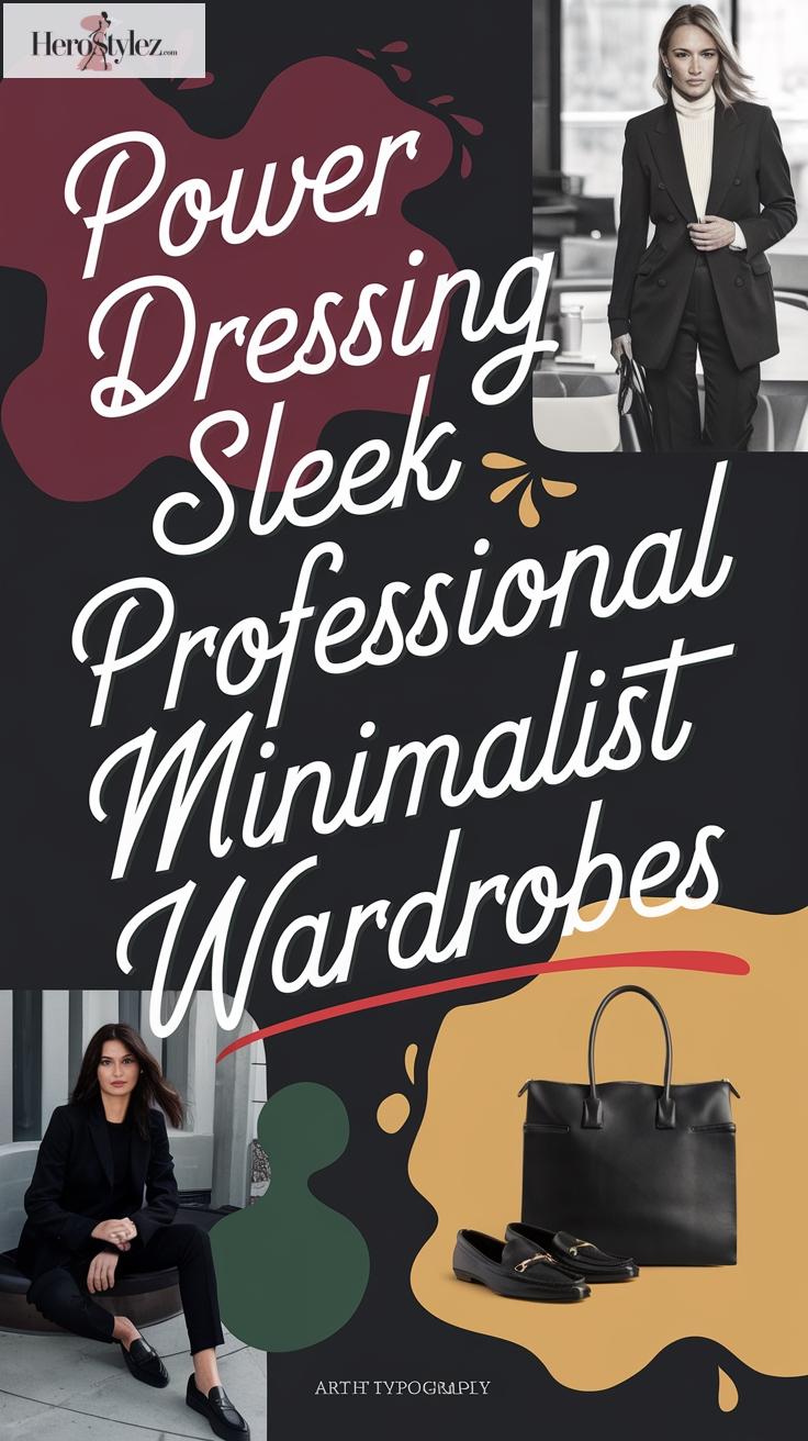 2025 Power Dressing: Sleek Professional Minimalist Wardrobes
