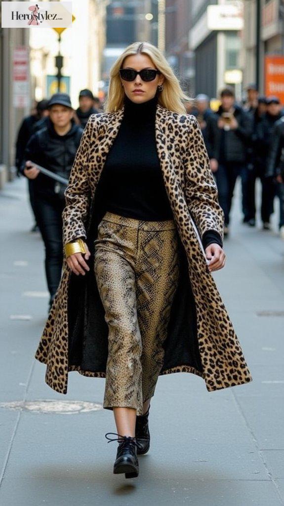 animal prints dominate fashion