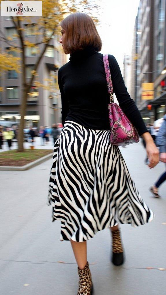 bold animal print styling