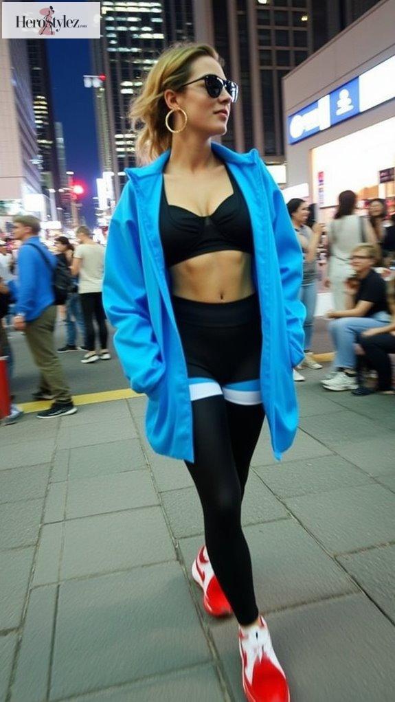 bold experimental athleisure styles