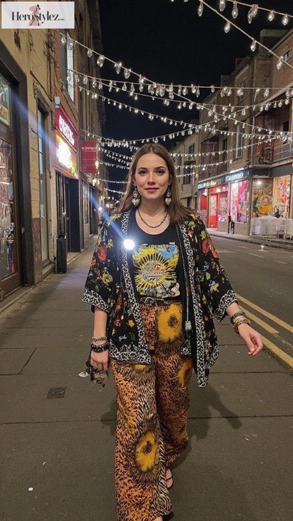 bold layered eclectic fashion