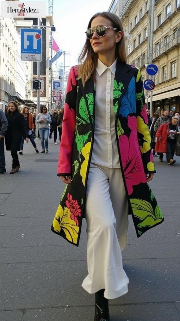 bold prints delicate textures