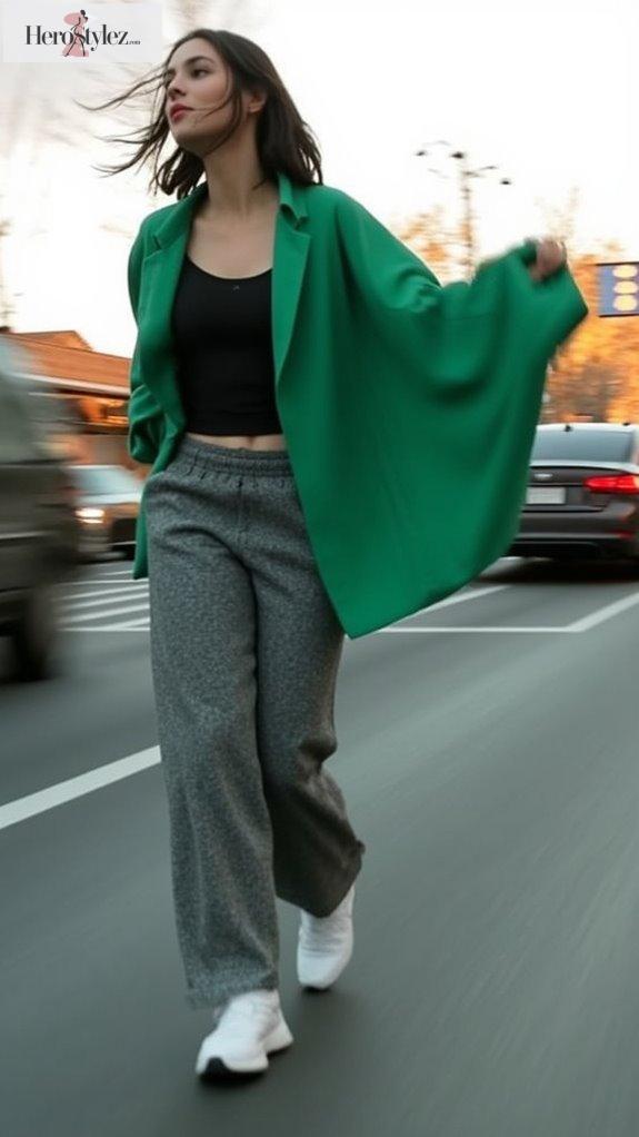 bold silhouettes and sustainability