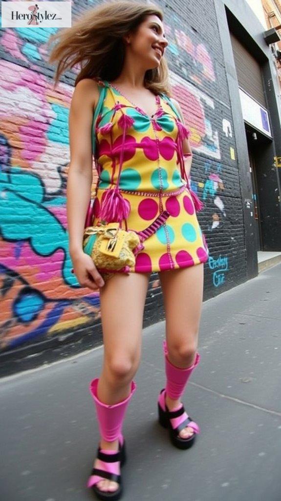 bold vibrant fashion statements