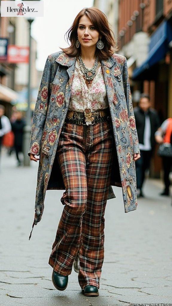 boldly mixed playful patterns