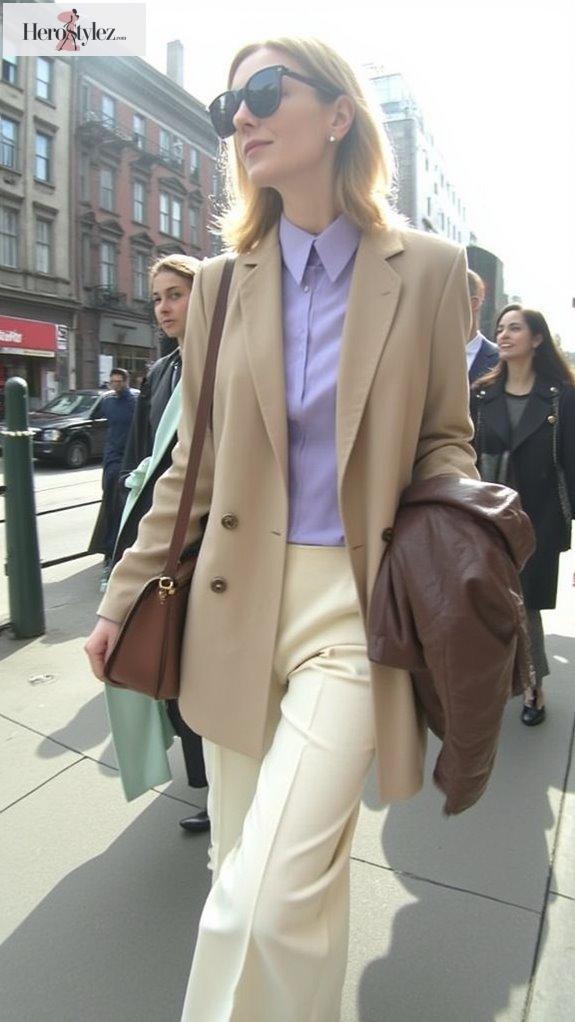 chic oversized layering ideas