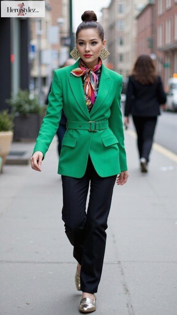 confidently stylish business casual