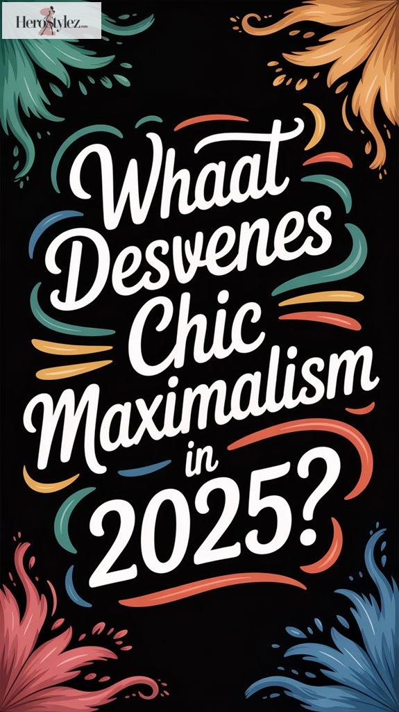 What Defines Chic Maximalism in 2025?