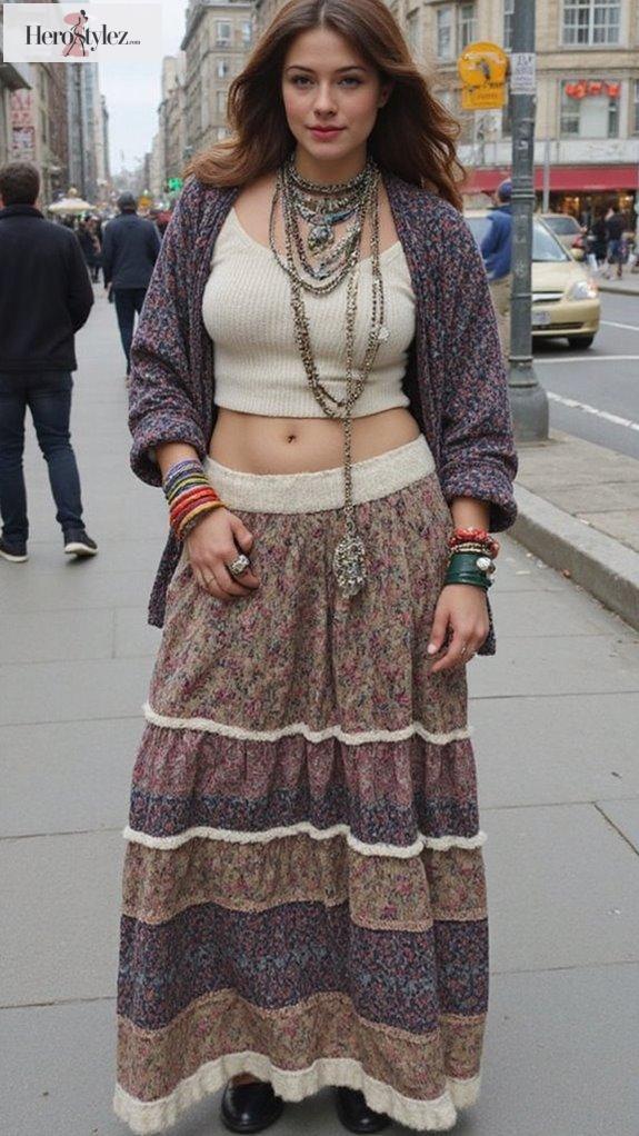 eclectic mixed textures layering