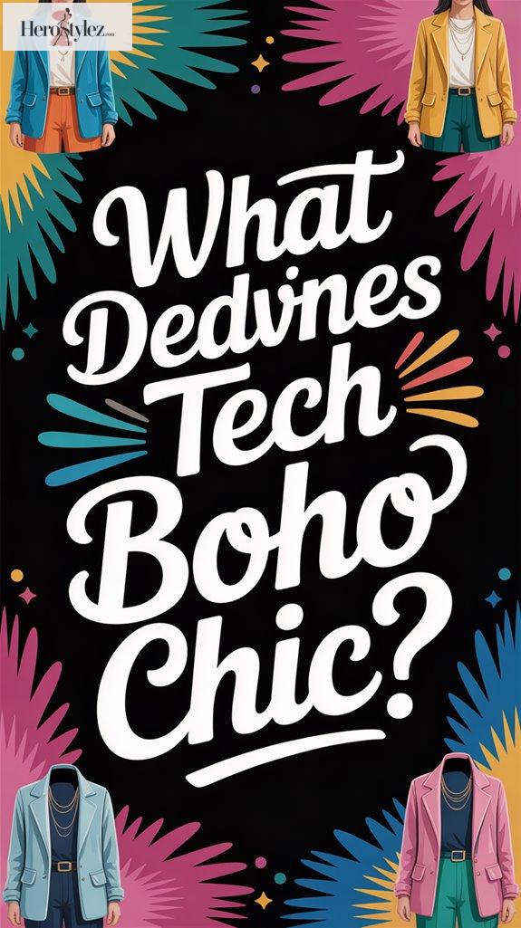 What Defines Tech Boho Chic?