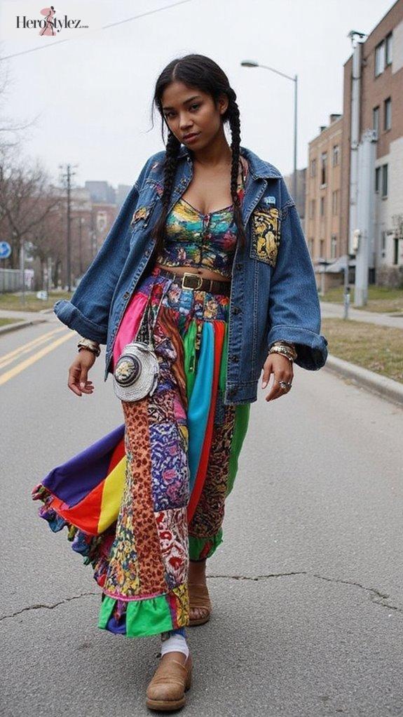 eco friendly maximalist fashion