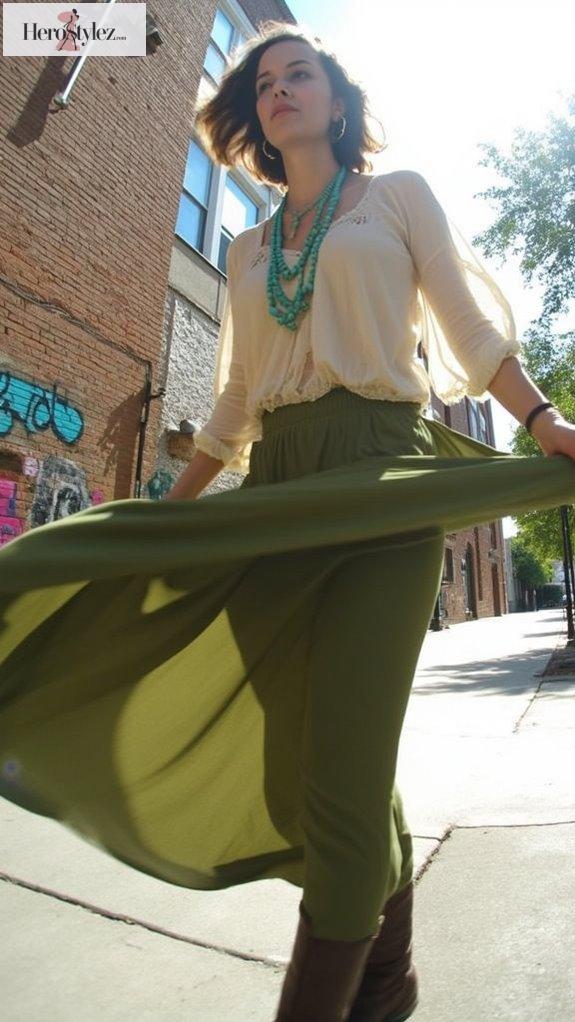 effortless bohemian chic style