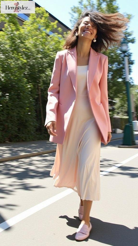 effortless elegance in pink