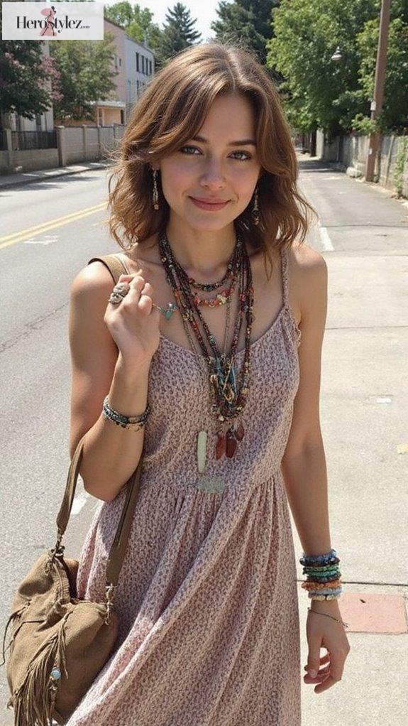 elegant layered accessories style