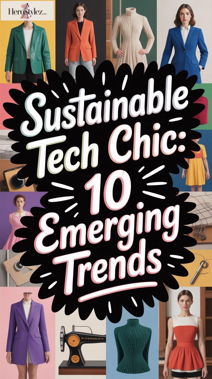Sustainable Tech Chic: 10 Emerging Trends