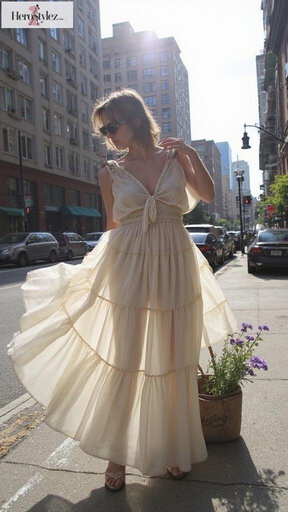 ethereal floaty elegant dress