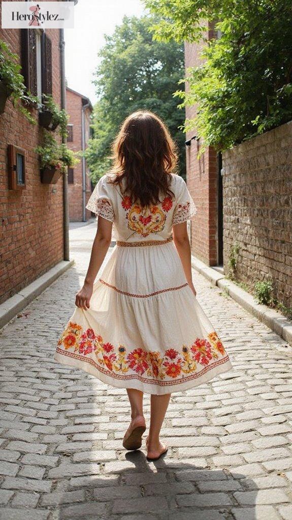 handcrafted floral embroidered elegance