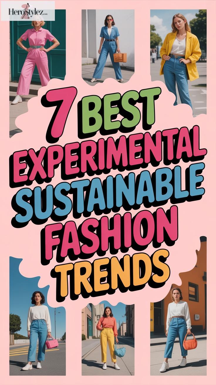 7 Best Experimental Sustainable Fashion Trends