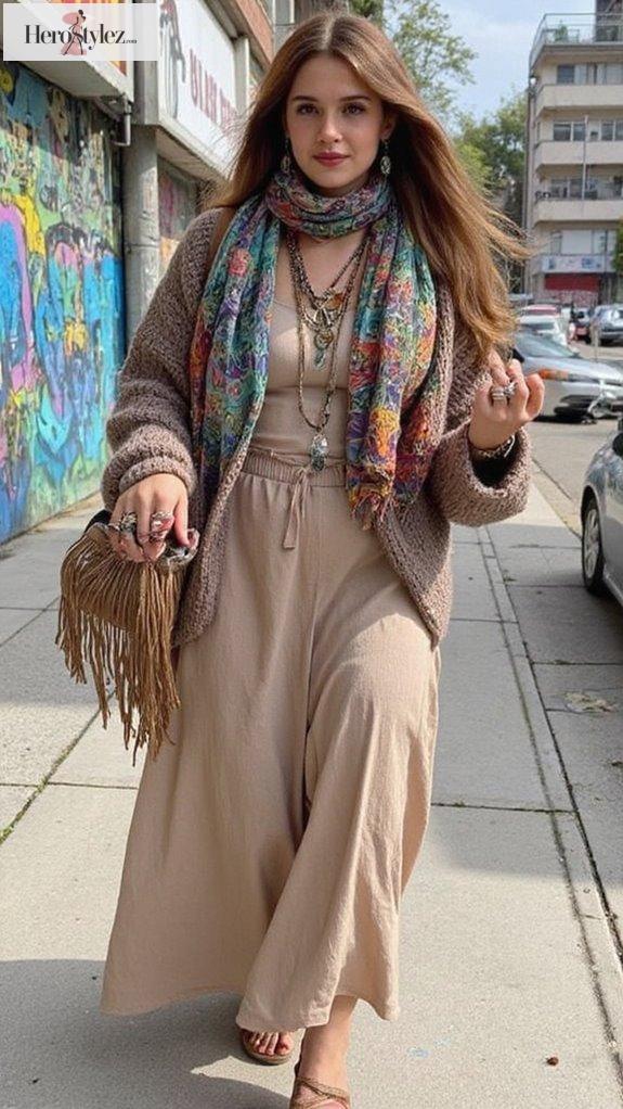 layered bold eclectic fashion