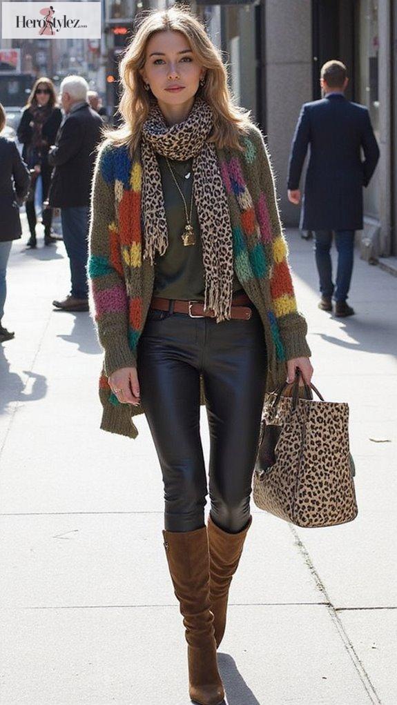 layering mixing textures boldly