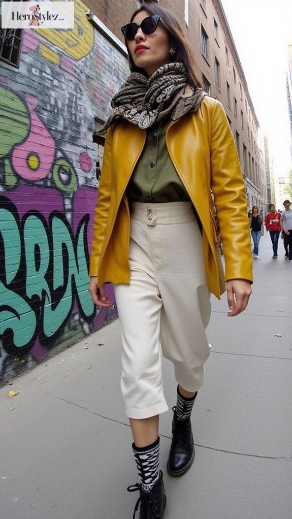layering textures for style