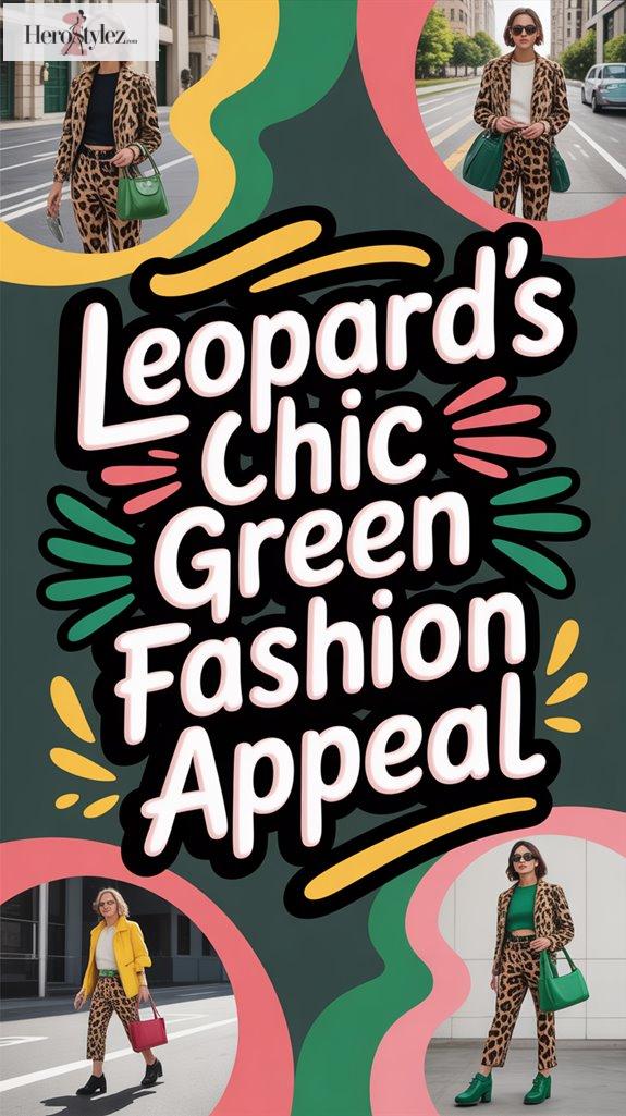 Why Leopard Works in Green Fashion