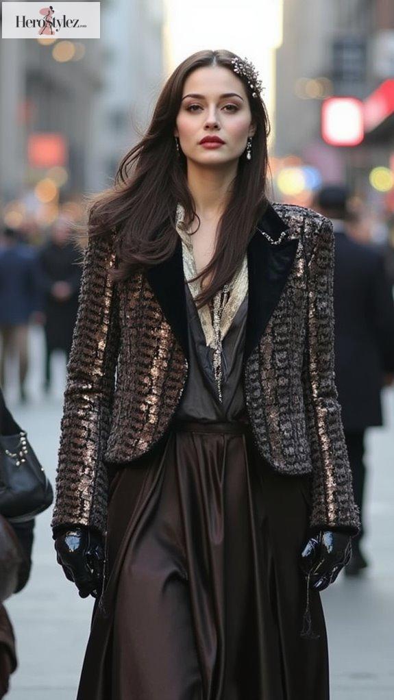 luxurious textures elevate fashion