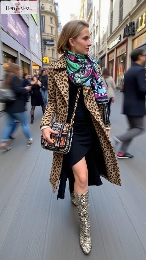 maximalist animal print fashion