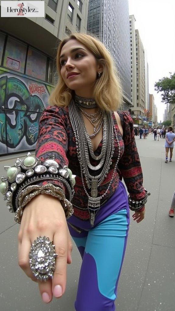 maximalist bold jewelry aesthetics