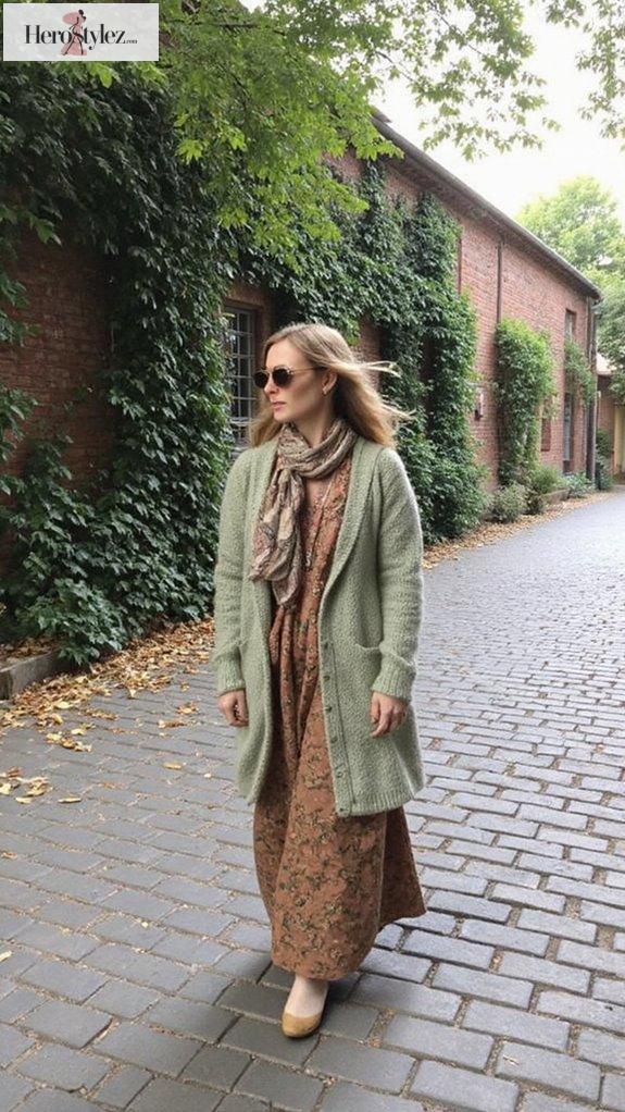 nature inspired cozy fashion