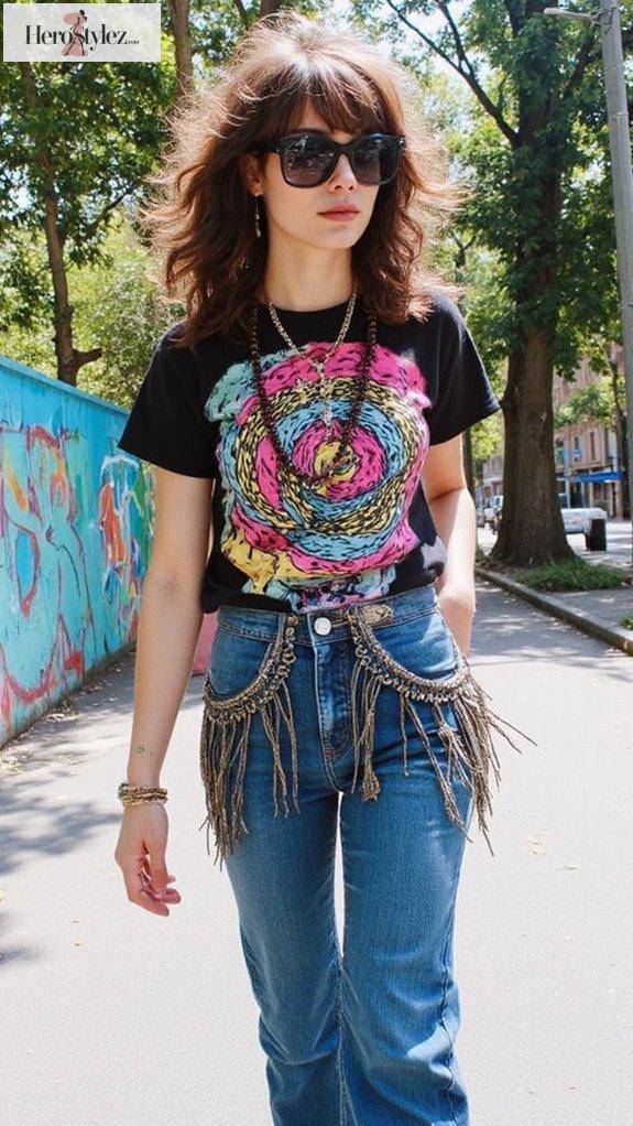 psychedelic graphic tee fashion
