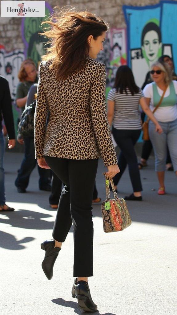 reinvented animal print fashion