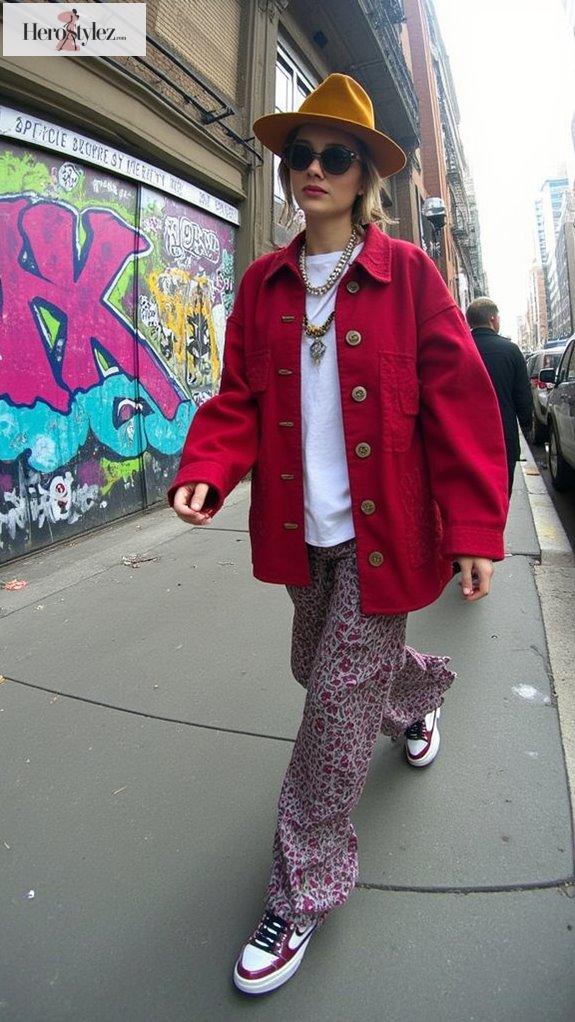 stylish layers vibrant nyc