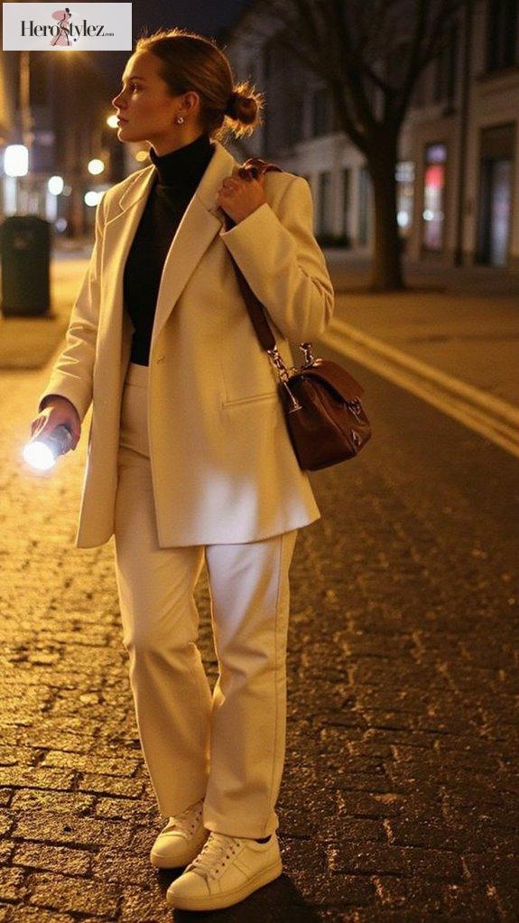 stylish sneakers elegant loafers