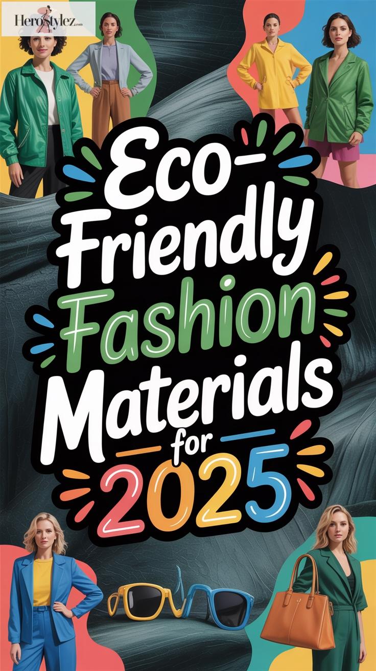 Eco-Friendly Fashion Materials for 2025