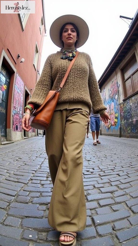 sustainable maximalist neutral fashion