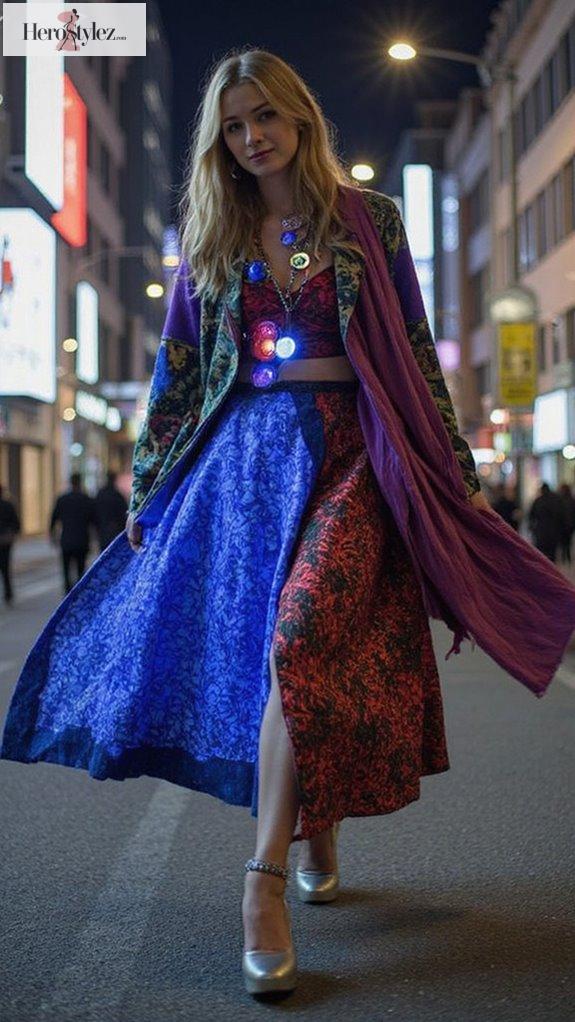 tech enhanced chic maximalism