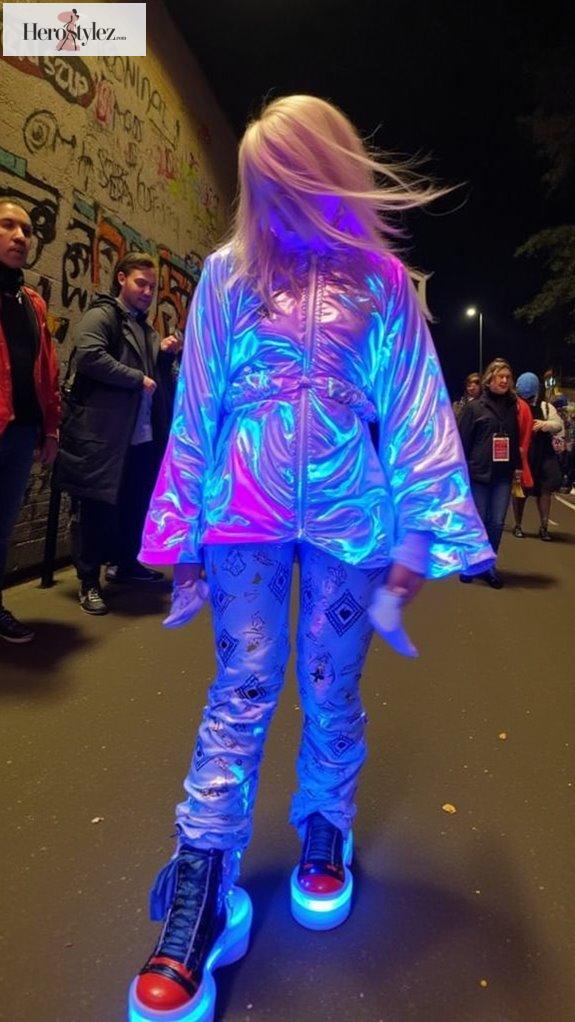 tech infused maximalist fashion