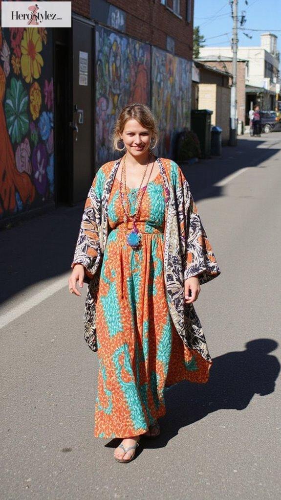 vibrant boho color mixing