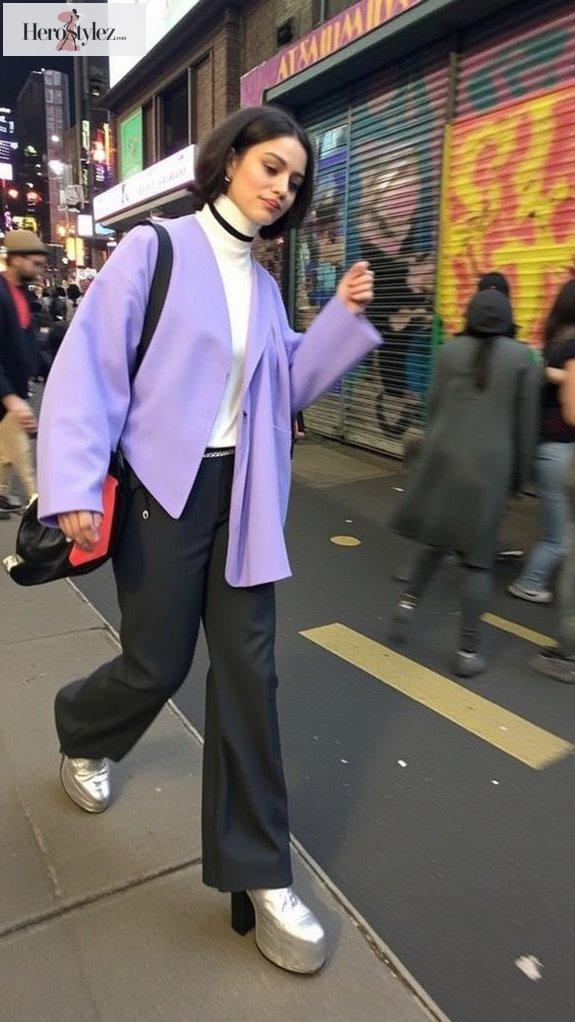 vibrant nyc street fashion