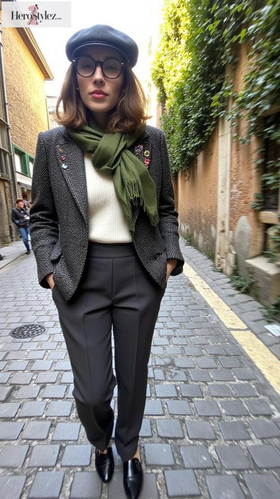 vintage chic with sophistication