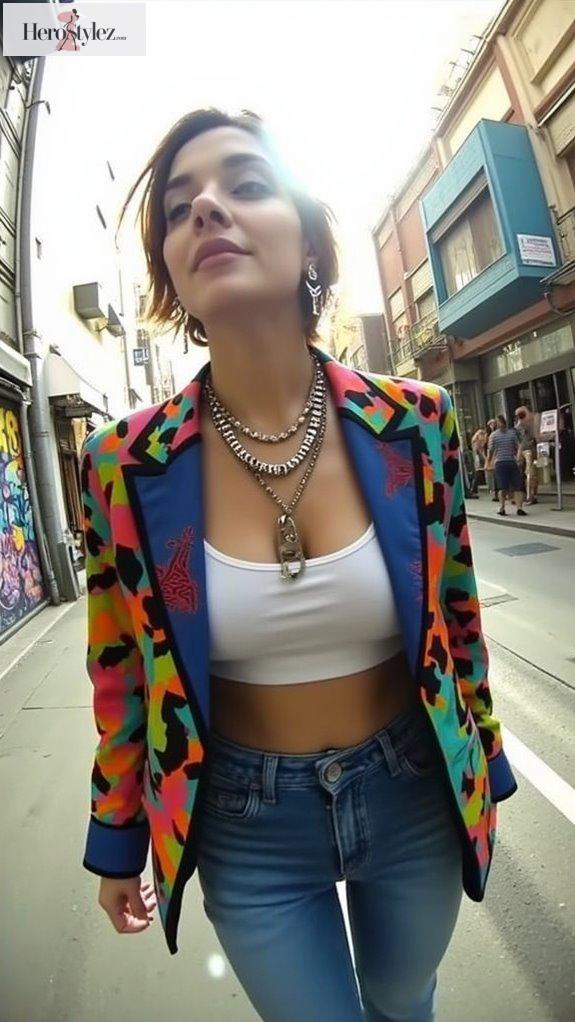 vintage prints bold colors