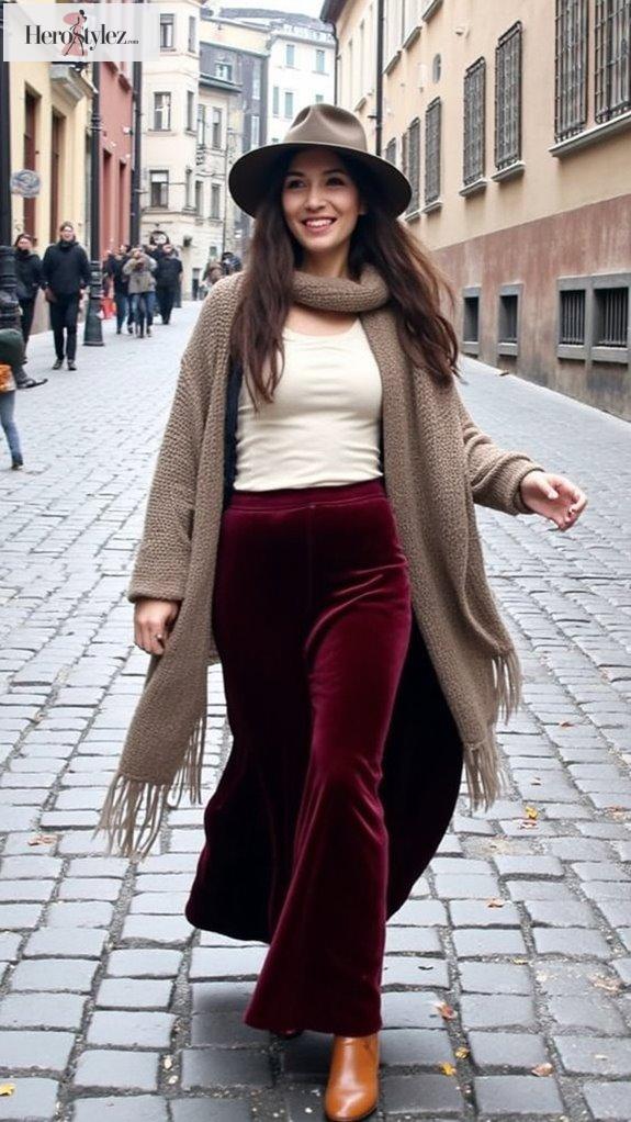 boho winter layering essentials