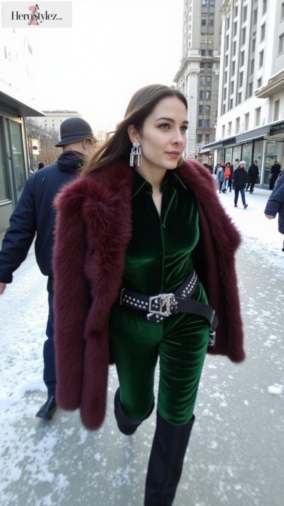 bold layered birthday outfit