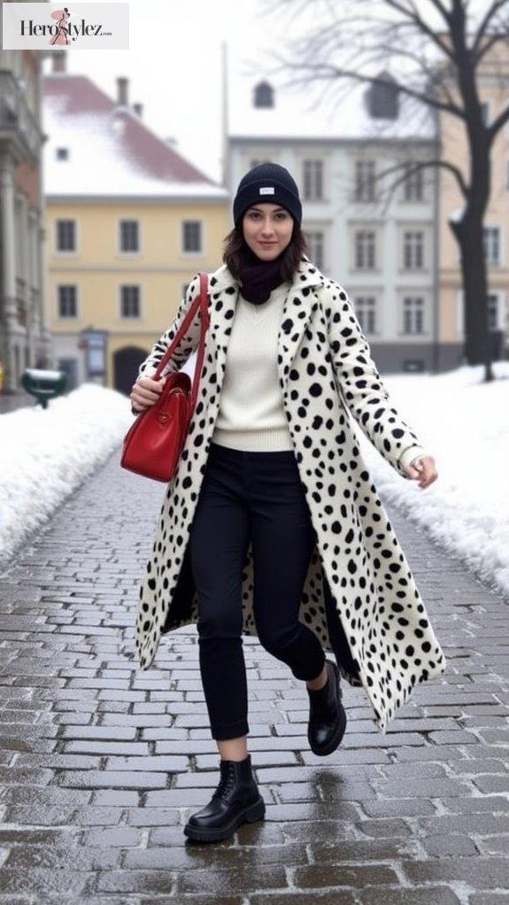 bold winter statement outerwear