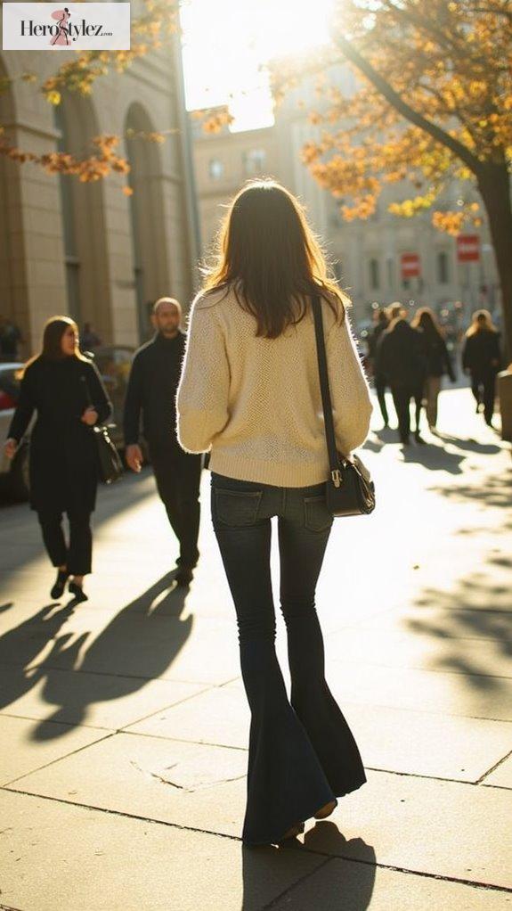 chic drop shoulder ensemble