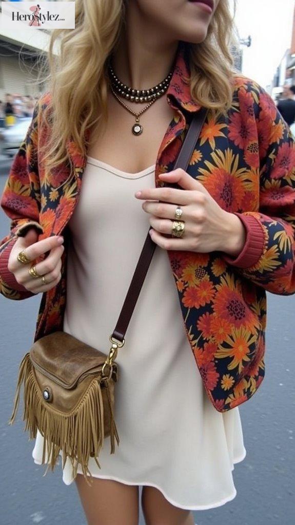 chic slip dress ensemble