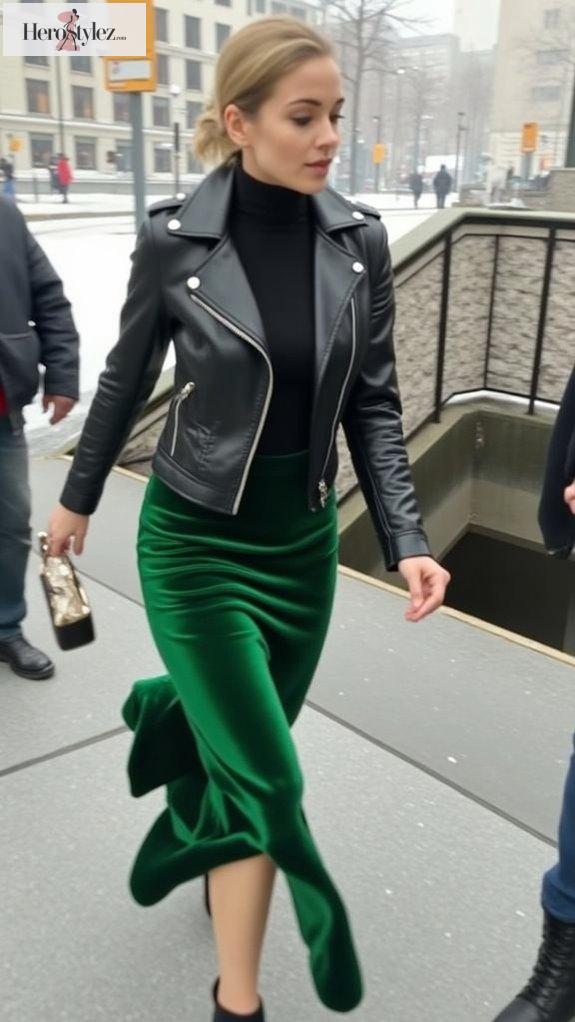 chic subway travel style